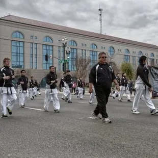 Marching for Chinese New Years Parade!