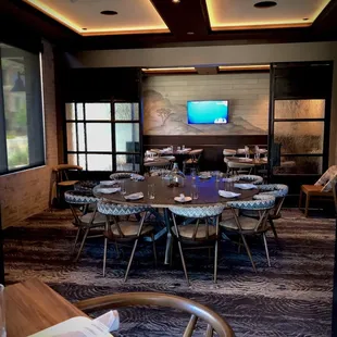 Possible private event area, from one side.