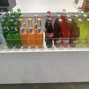 Lots of soda selections