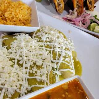3. Green Chiladas
