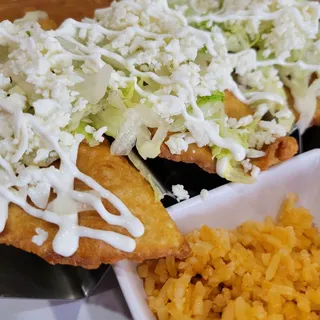 11. Blue fluffy quesadillas