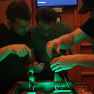 Team work happening in Pyramid Paradox