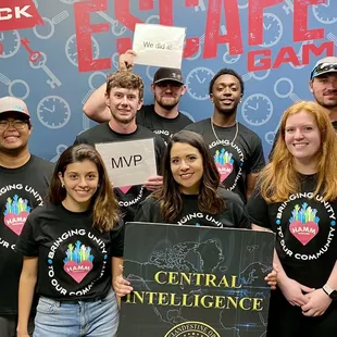 Intern group completes the Central Intelligence mission!!!