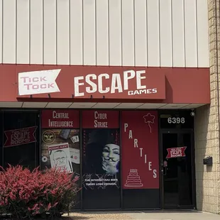 Escape room store front