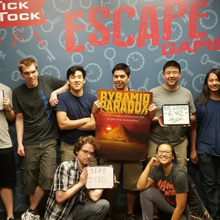 We didn&apos;t die in an Egyptian tomb!