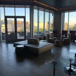 Some of the rest of the second floor where the bar is.
