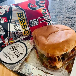Chili Peppers Burger