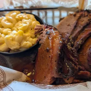 Brisket and mac &amp; cheese