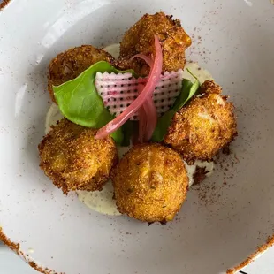 Crab hush puppies