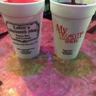 two cups of coffee