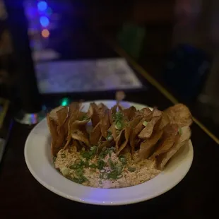 Chips &amp; smoked fish dip - GREAT APPETIZER FOR 2 people!