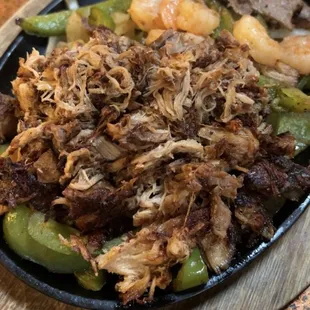 a plate of food on a table