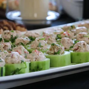 Low carb Tuna salad cups.