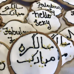 Special birthday cookies