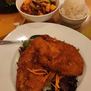 Tida Tilapia with Mango sauce (very salty)
