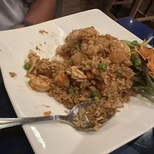 Pineapple Fried Rice-we ate some before I remembered to take a photo