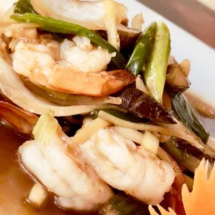 Healthy Ginger Shrimp