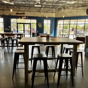 the inside of the restaurant