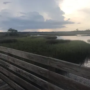 Long dock out to the marsh overlook