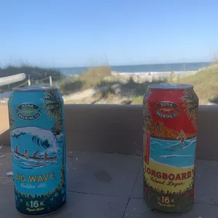 Seating over looking the beach and ocean