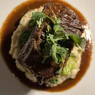 24 hr braised beef short ribs (restaurant week)