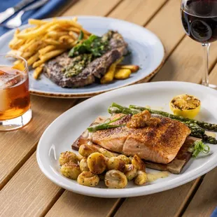 grilled fish, food