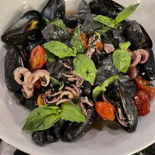 Squid Ink Pappardelle