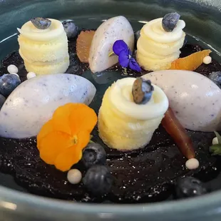 Lemon Chiffon Blueberry Compote
