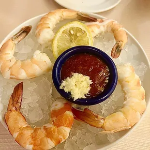 Jumbo Shrimp Cocktail (inside restaurant)