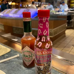 Really good hot sauce selection!  3/2023