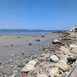 View of Nahant Beach from the deck.