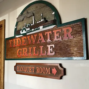 the entrance to the restaurant