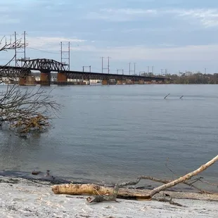 Susquehanna River and Train Bridge