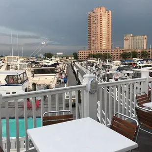 From the awesome restaurant deck