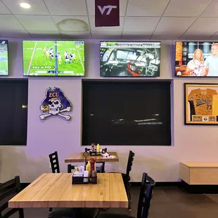 Dining area - Go pirates!