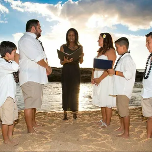 Mesmerizing Vow Renewal at Paradise Cove Public Beach