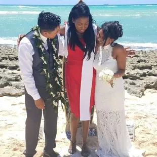 Enchanting beach wedding at Nimitz Beach