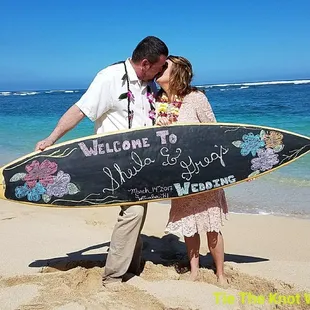 Memorable ceremony at Aweoweo Beach, Oahu