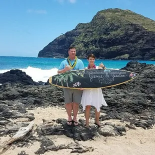 Fabulous ceremony at Makapu'u Beach Park