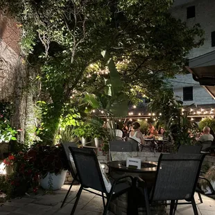Larger patio area