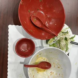I and my wife ordered a &quot;Mì Quảng&quot; and a &quot;Bún Mắm Quảng&quot;. The picture tells the story. One word only for those orders is &quot;Fabulous!!&quot;
