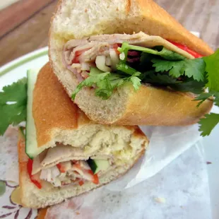 DELICIOUS!  Special Combination Banh Mi.