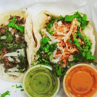 Beef &amp; Chicken Tacos!