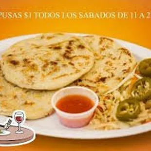 a plate of mexican food