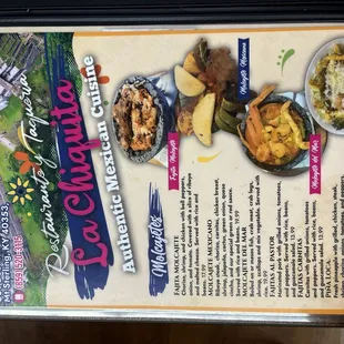 menu, oysters and mussels