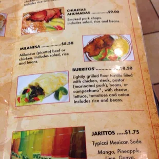 Menu page 3