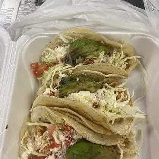 They gave me black avocados, raw corn tortillas, and barely any chicken. Is this what they serve everyone or just me?