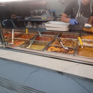 Some hot foods