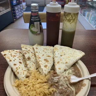 Chicken quesadillas