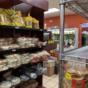 All kinds of items and small produce section.